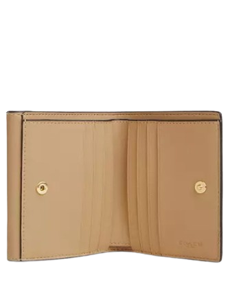 Coach Eliza Small Leather Wallet with Covered Closure - Perfect for Everyday Use, Travel & Gift Giving