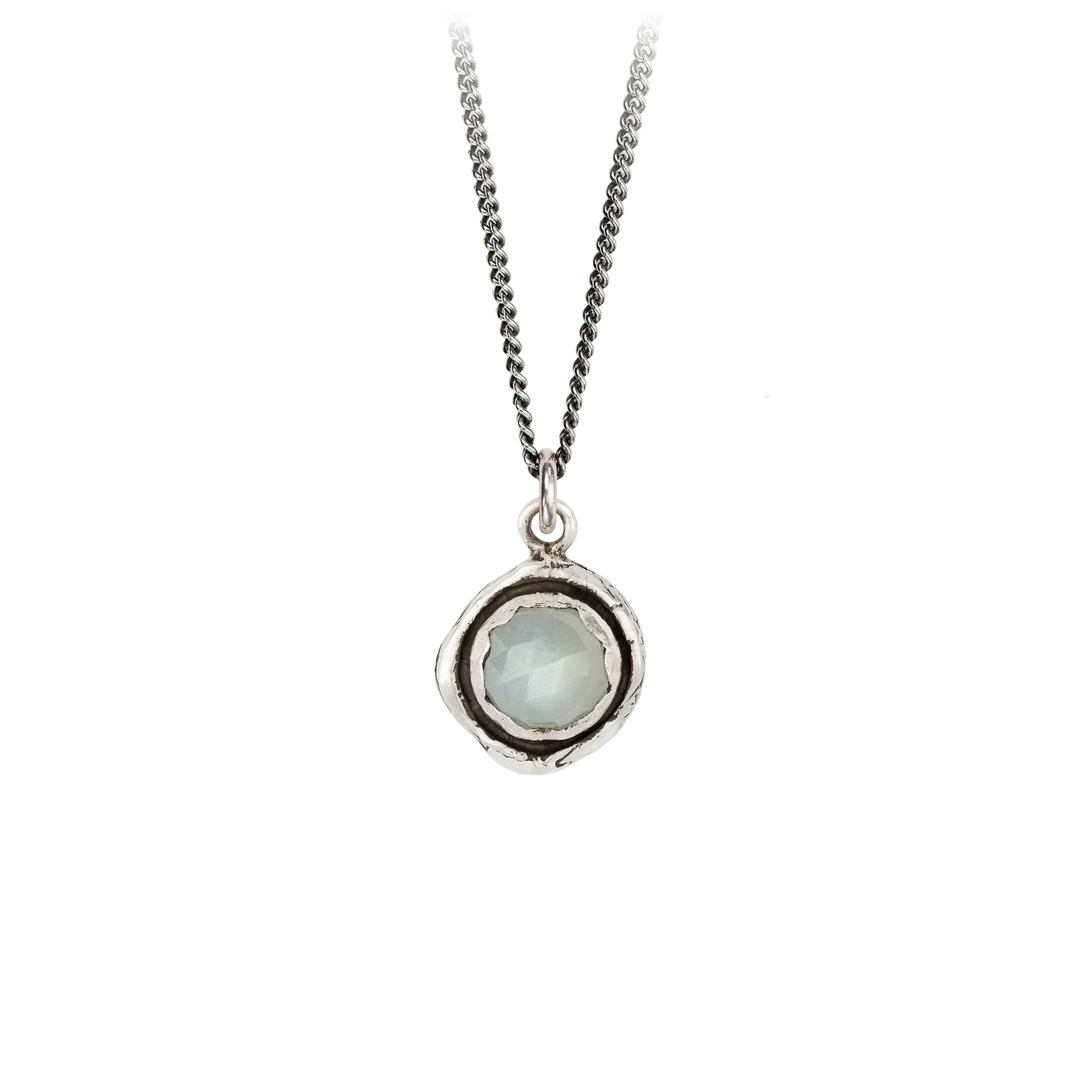 Faceted Stone Talisman Necklace - Natural Gemstone Pendant for Protection & Good Luck - Perfect for Spiritual Healing, Meditation & Energy Balancing