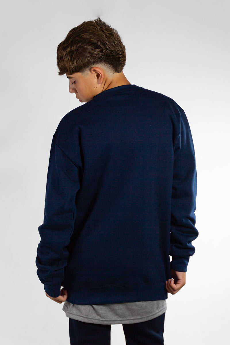 Men's Navy Blue College Hoodie - Comfortable & Stylish Pullover Sweatshirt for Casual Wear, Gym, and Outdoor Activities