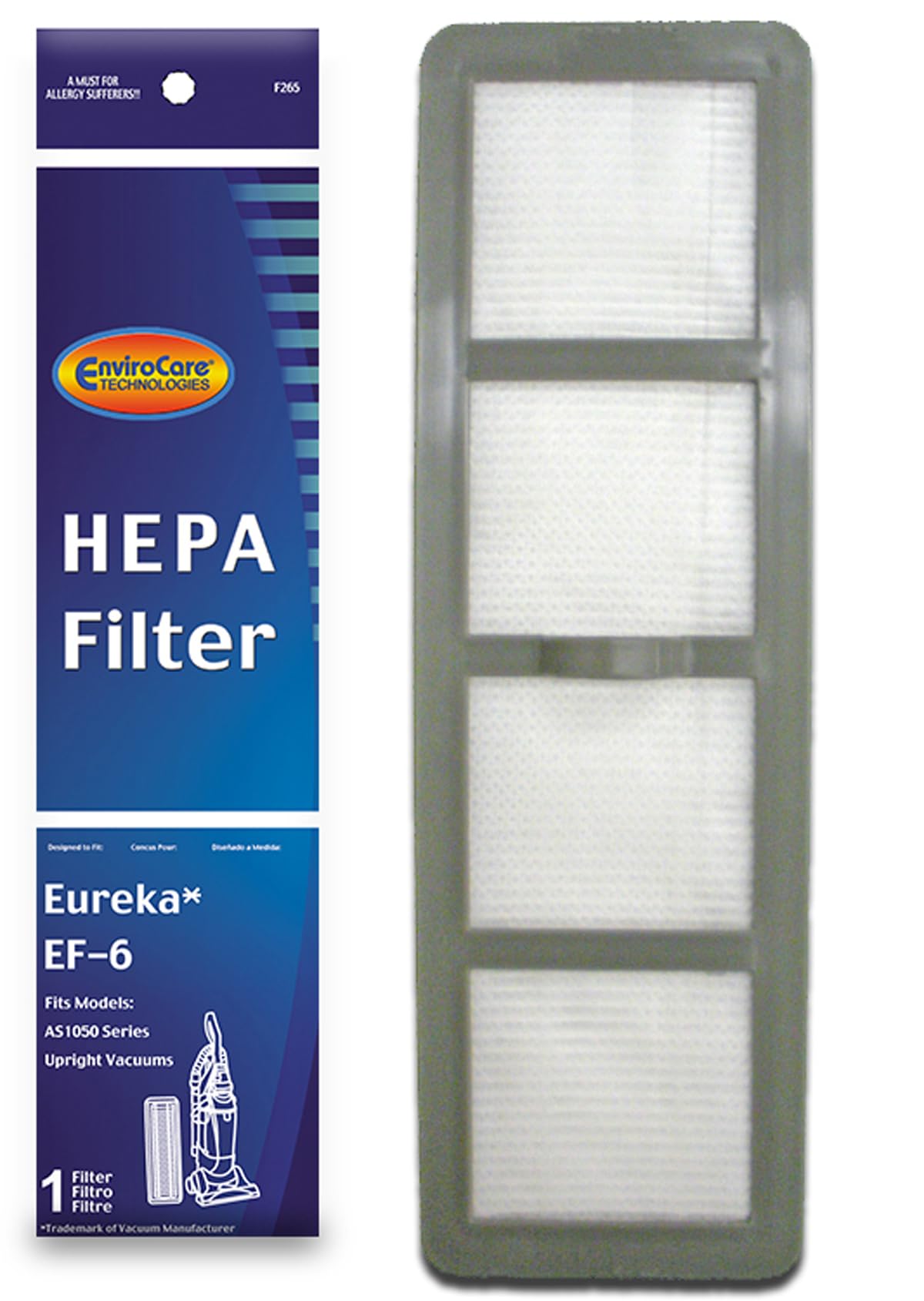 EnviroCare Replacement HEPA Vacuum Filter for Eureka EF-6 Upright Vacuum Cleaners | High-Efficiency Air Filtration | Perfect for Pet Hair, Allergies & Dust Removal in Homes & Offices
