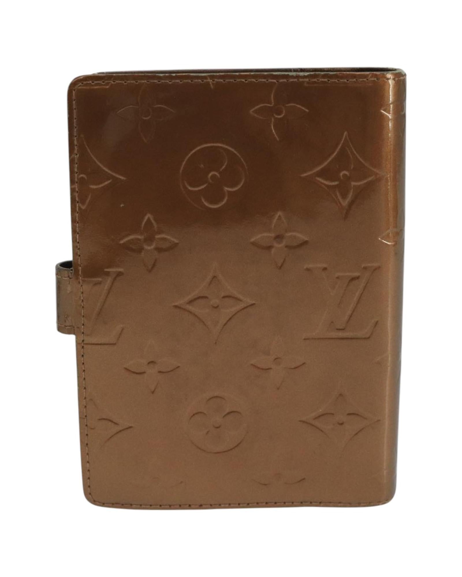 Louis Vuitton Monogram Vernis Leather PM Agenda Planner - Stylish & Functional Organizer for Work, School & Daily Planning