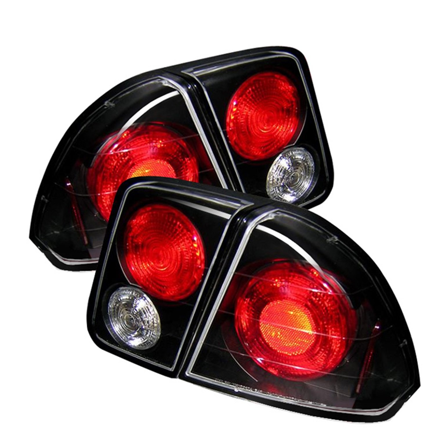 Spyder Black Altezza Tail Lights for 2001-2005 Honda Civic 4 Door - Stylish Rear Light Upgrade for Night Driving & Car Customization