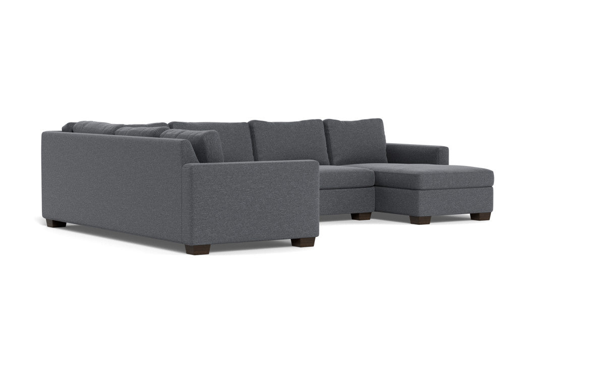 Track 141 Corner Sectional Sofa with Full Sleeper & Right Chaise - Modern L-Shaped Couch for Small Spaces, Living Room, Apartment & Home Theater Comfort