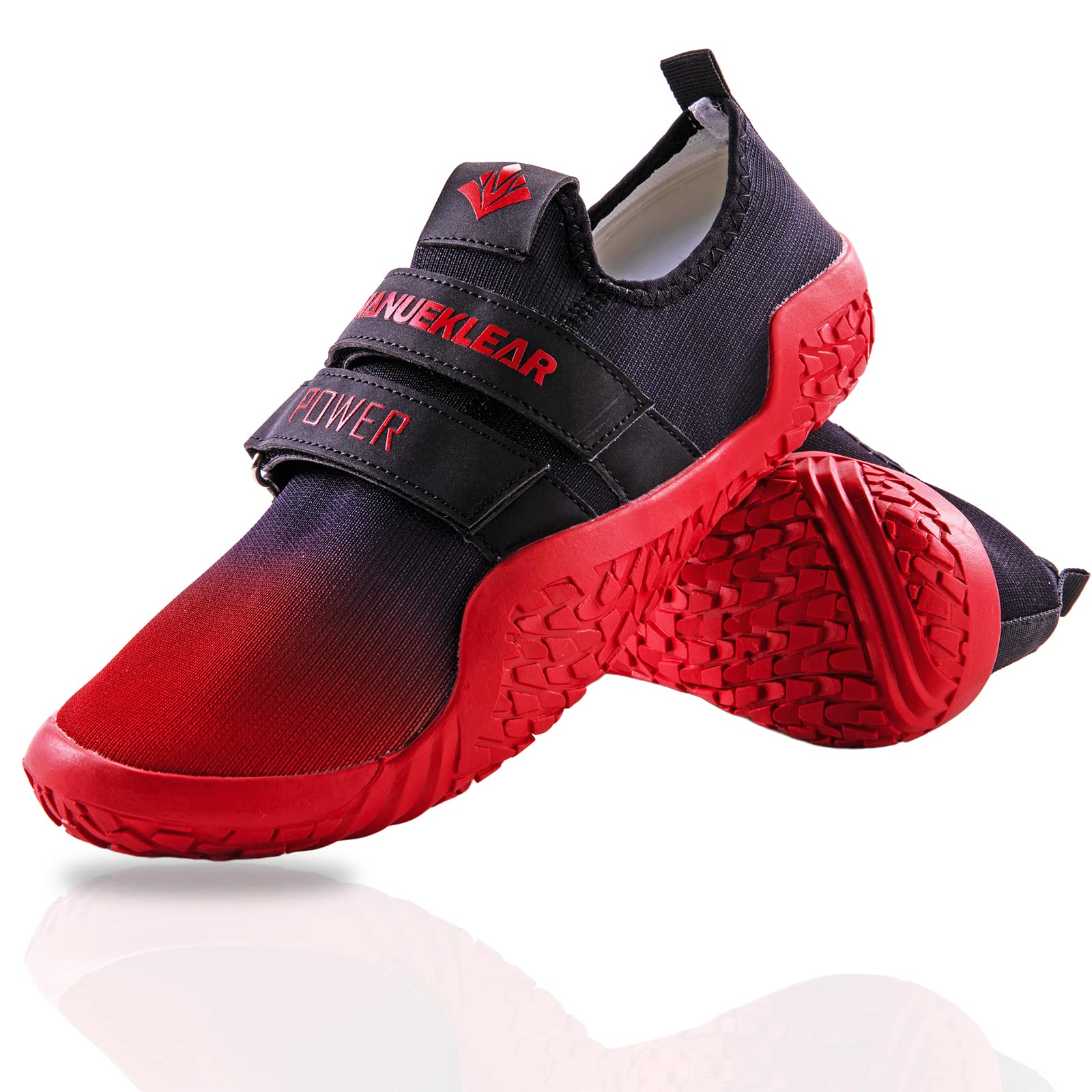 MANUEKLEAR Deadlift Shoes for Men & Women - Weightlifting, Squat & Cross-Training Gym Shoes - Barefoot Design for Powerlifting & Fitness Workouts - Perfect for Gym, Home Training & CrossFit Sessions