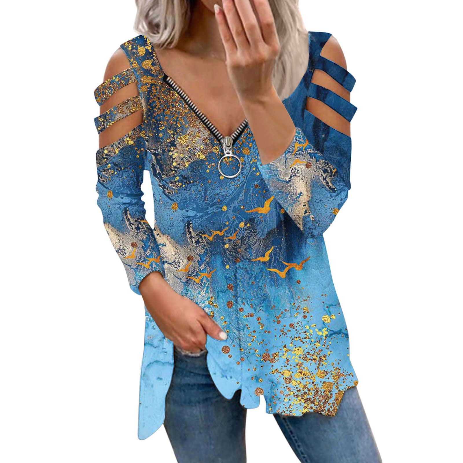 XINSHIDE Women's Short Sleeve T-Shirts - Loose Fit Casual Western Style Shirt for Women | Black & Long Sleeve Options | Perfect for Everyday Wear, Outings & Western-Themed Events