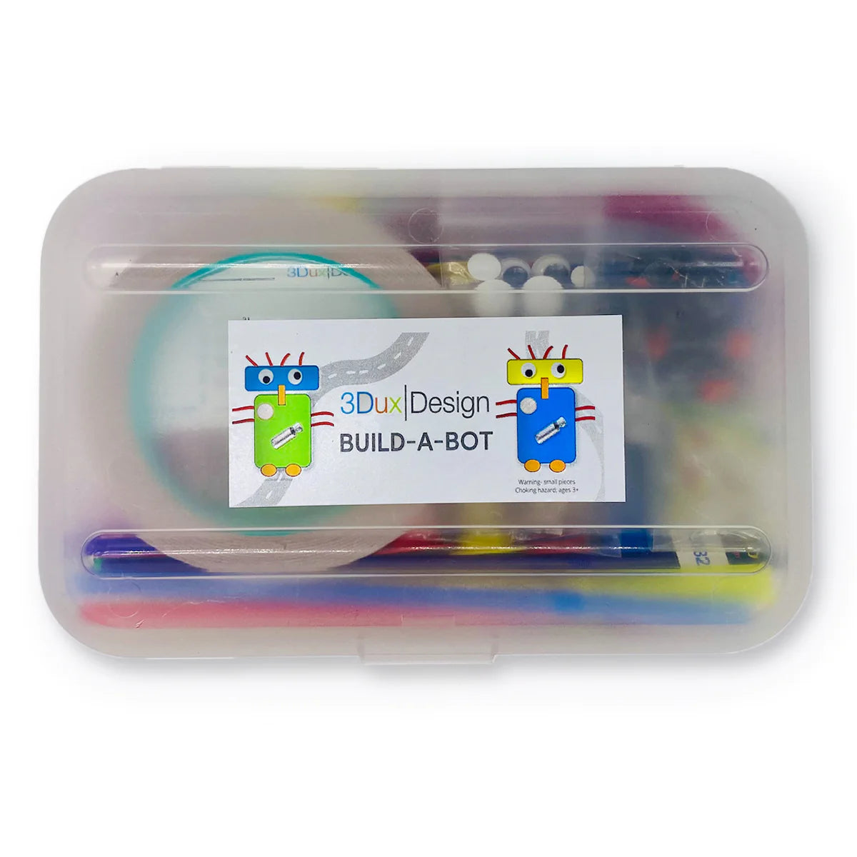 3Dux Design Build A Bot Accessory Kit - STEM Learning Toy for Kids | Creative Robotics Building Set for Home & Classroom Activities
