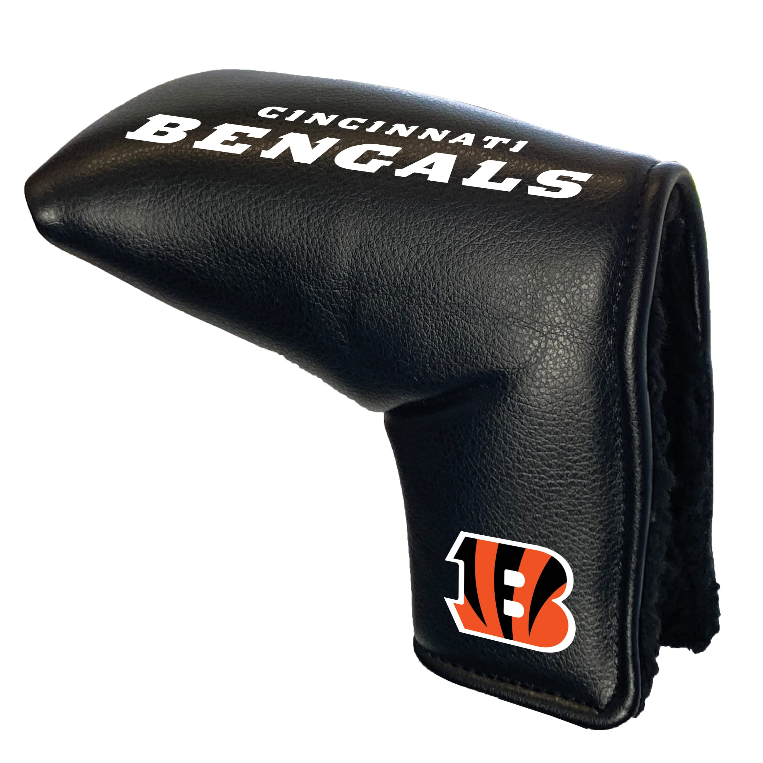 Team Golf NFL Cincinnati Bengals Tour Blade Putter Cover - Premium Printed Golf Club Headcover for Scotty Cameron, Taylormade, Odyssey, Titleist, Ping & Callaway Putters | Perfect for Golf Enthusiasts & NFL Fans on the Course