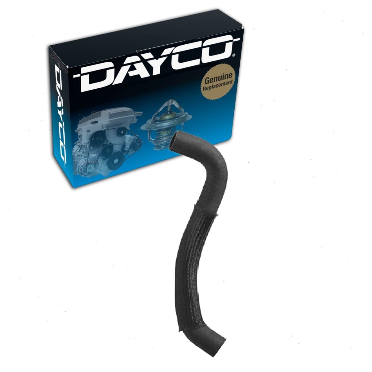 Dayco 72514 Curved Radiator Hose - High-Performance Cooling Hose for Chevy, Ford, Dodge - Perfect for Engine Repair & Automotive Maintenance