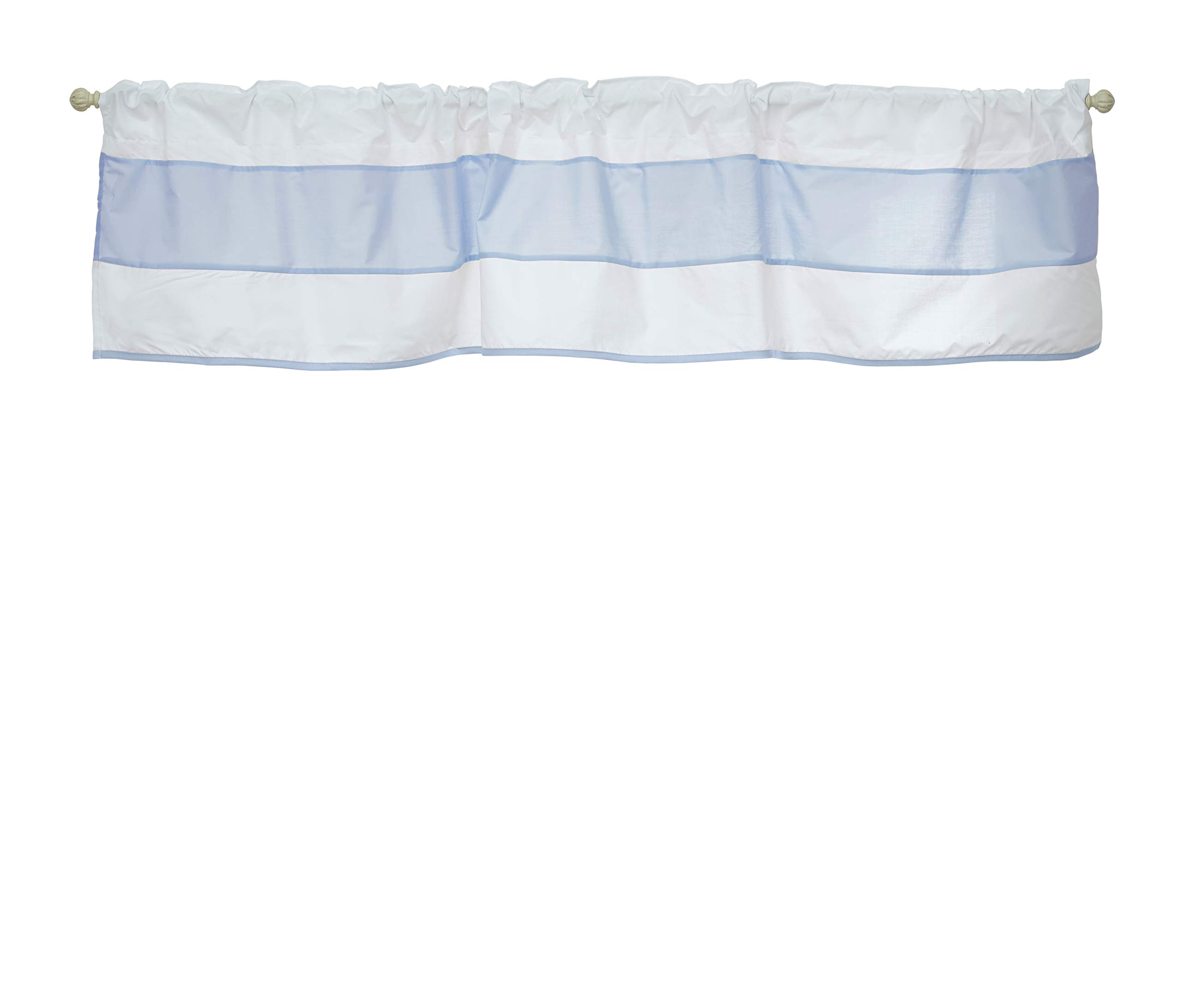 Blue Baby Doll Lodge Collection Window Valance - Nursery & Kids Room Curtain Topper for Cozy Decor