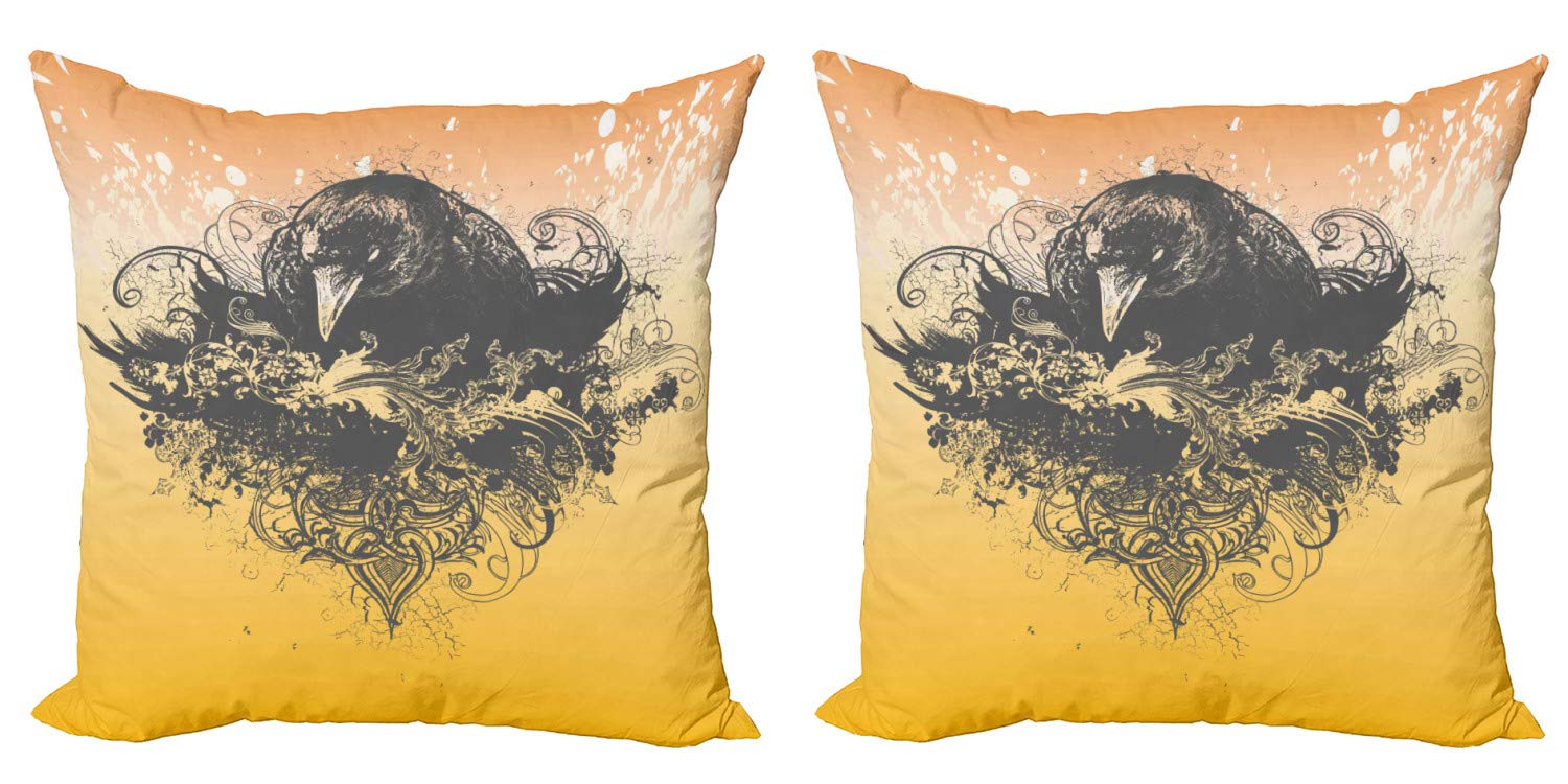 Ambesonne Halloween Throw Pillow Covers Pack of 2 - 16