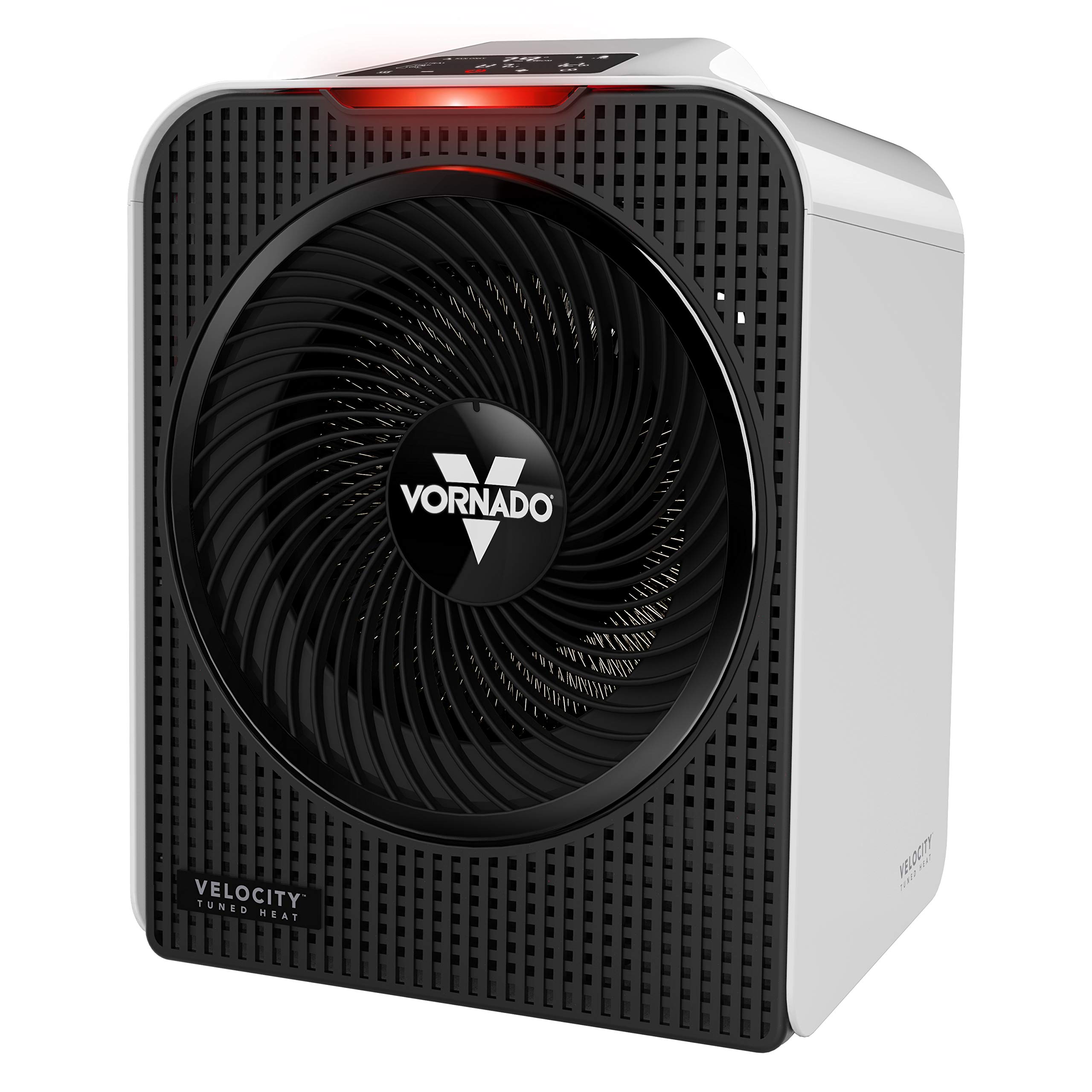 Vornado Velocity 5 Large Whole Room Space Heater - Auto Climate Control, Adjustable Timer, Overheat Protection - White Electric Heater for Bedroom, Office & Home Use
