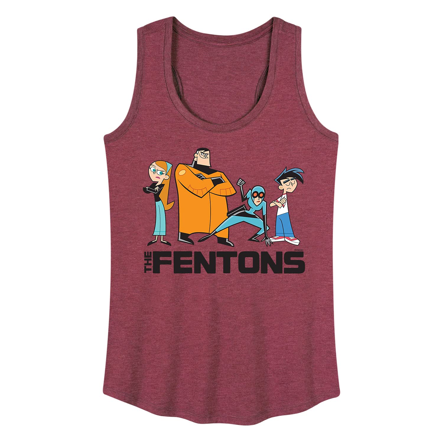 Danny Phantom Women's Racerback Tank Top - Soft & Comfortable Hybrid Apparel - Perfect for Cosplay, Casual Wear & Anime Fan Outfits