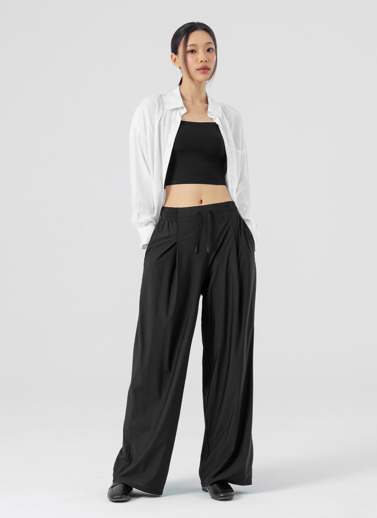 Stylish Drape Loose Fit Shirts for Women - Comfortable & Trendy Casual Blouses - Perfect for Work, Weekend Outfits & Layering
