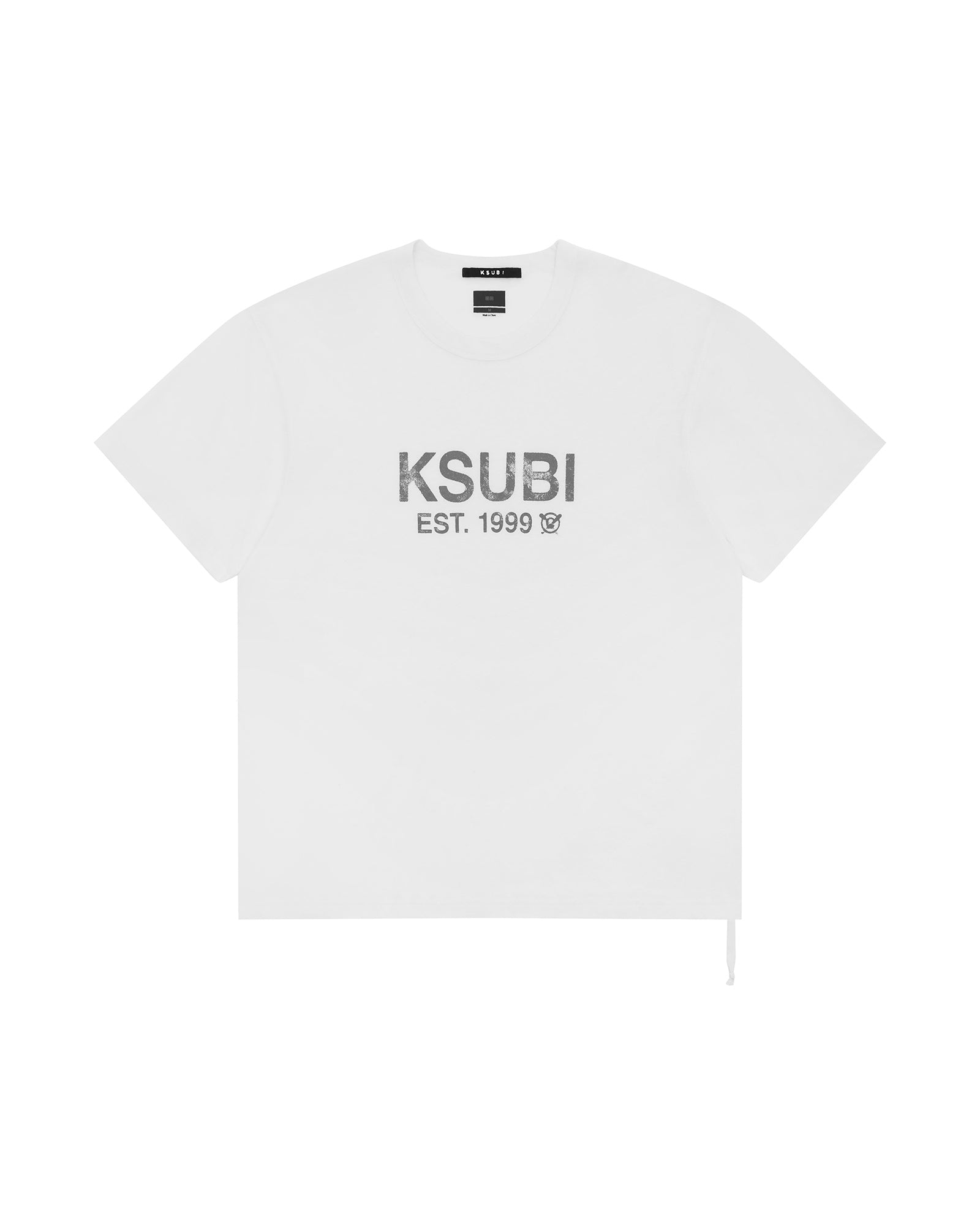 State Slub Sid Short Sleeve T-Shirt in White - Casual & Comfortable Everyday Wear for Men & Women