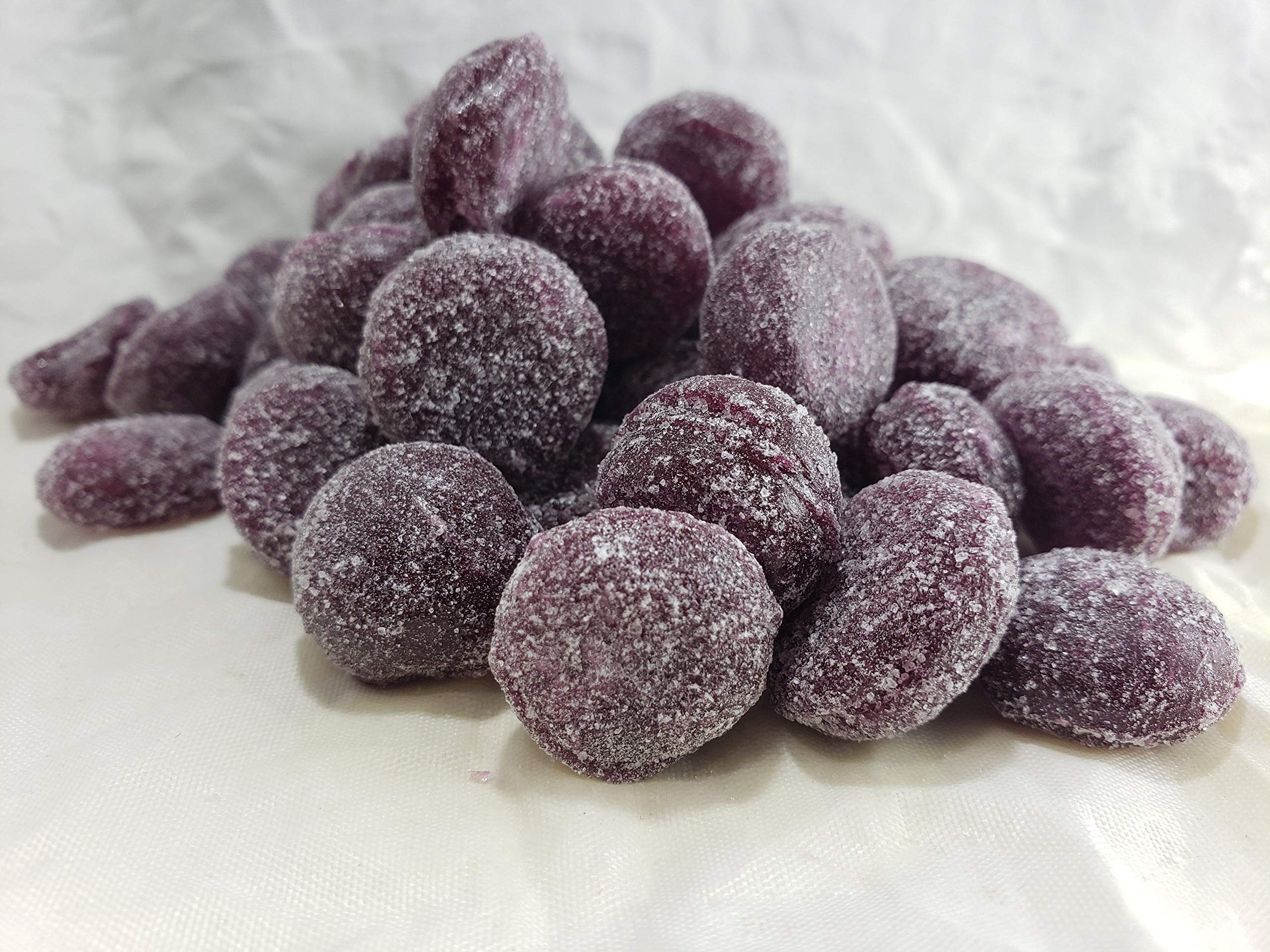 Sour Grape Hard Candy Drops - 3 Pack (4.5 oz Each) - Intense Tart Flavor for Parties, Gifts & Snacking - Bulk Candy for Halloween, Christmas & Office Treats