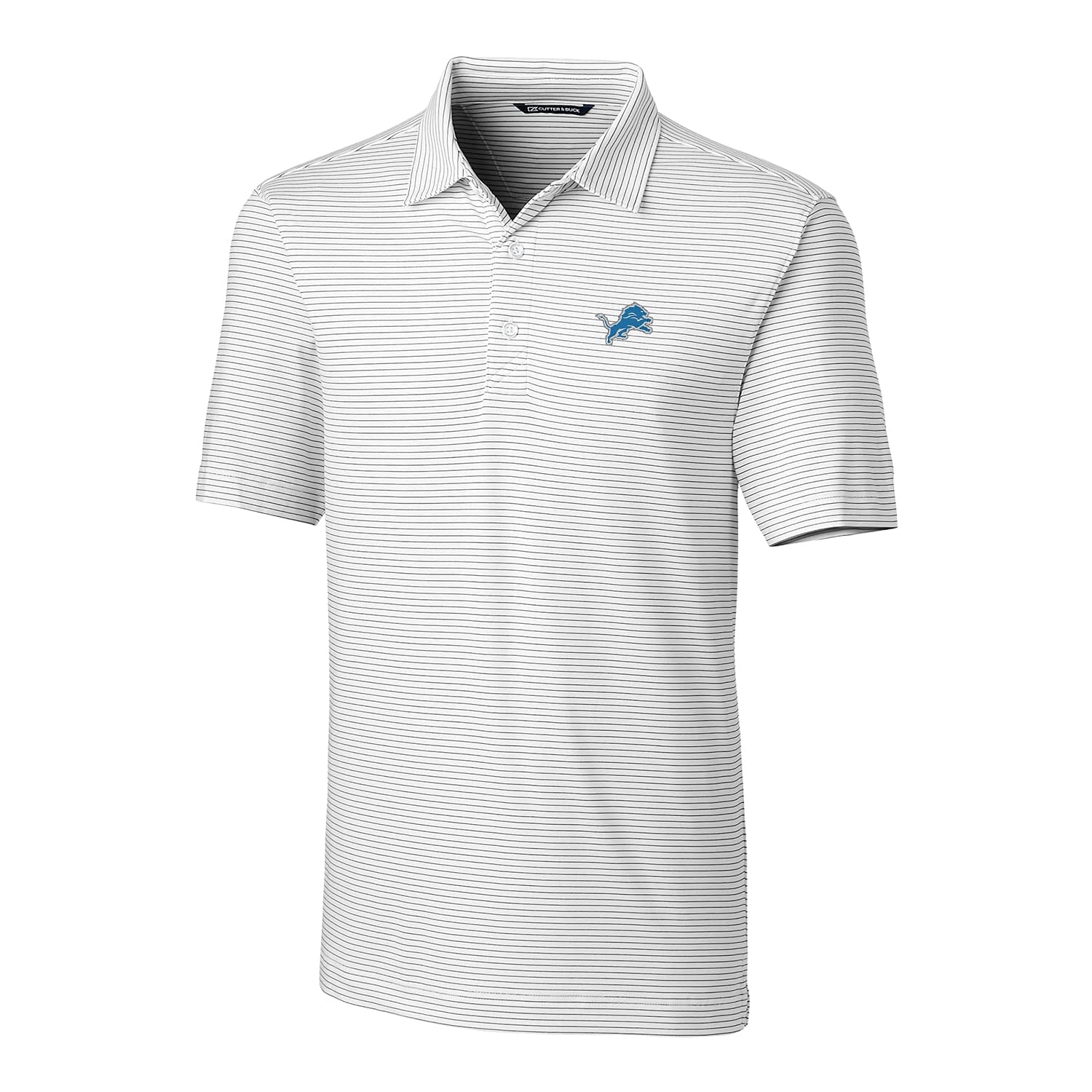 Cutter & Buck Men's NFL Big & Tall Forge Pencil Stripe Polo Shirt - Officially Licensed NFL Apparel for Casual Wear & Game Day Outfits
