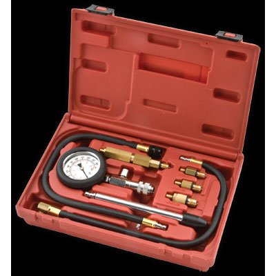 BikeMaster 29-0629 Harley-Davidson Motorcycle Cylinder Compression Tester Kit - Accurate Engine Diagnostic Tool for Performance Tuning & Maintenance
