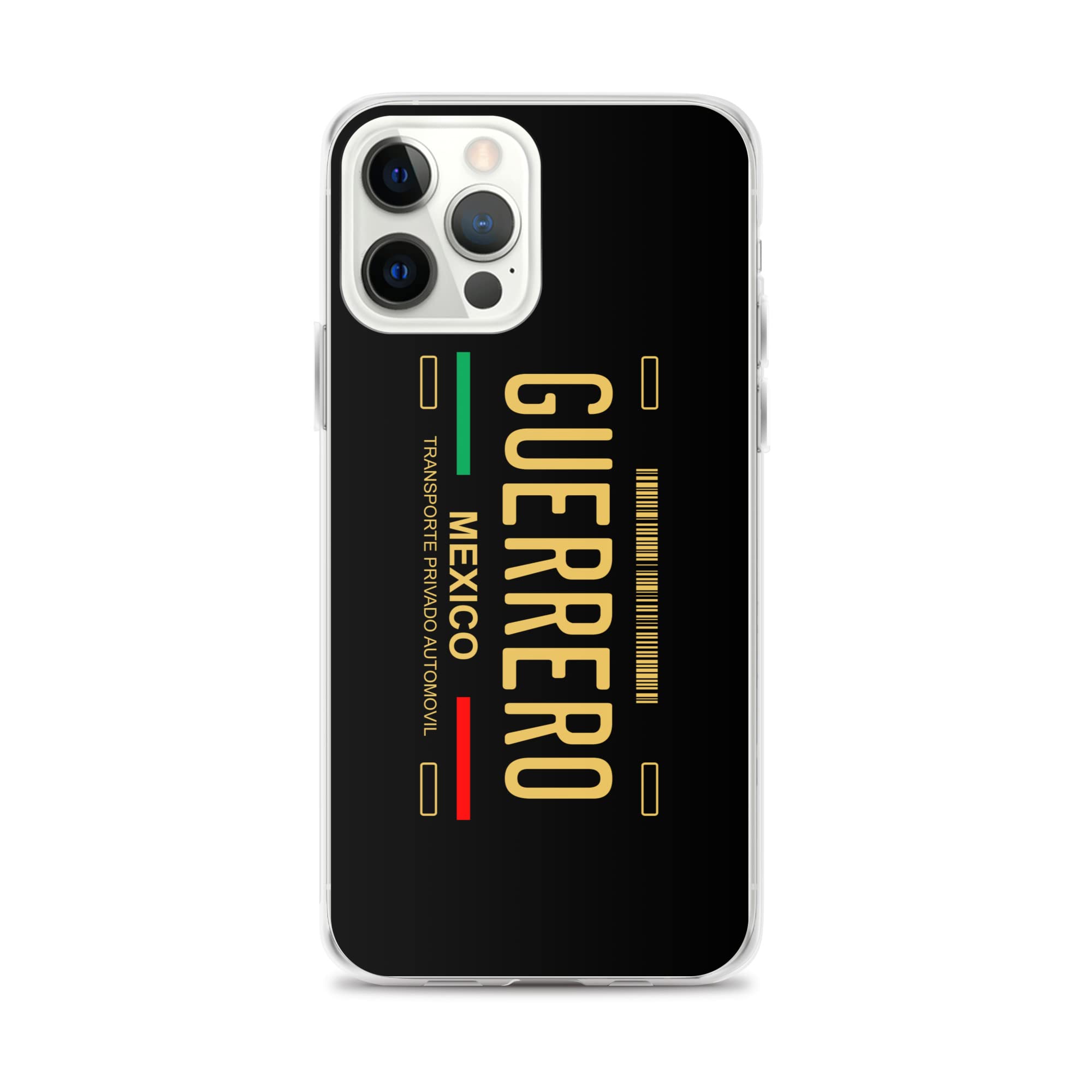 Gutsy Guerrero License Plate iPhone Case for iPhone XR/11/11 Pro/11 Pro Max/SE/12 - Durable Protective Cover with Unique Design - Perfect for Car Enthusiasts & Road Trips