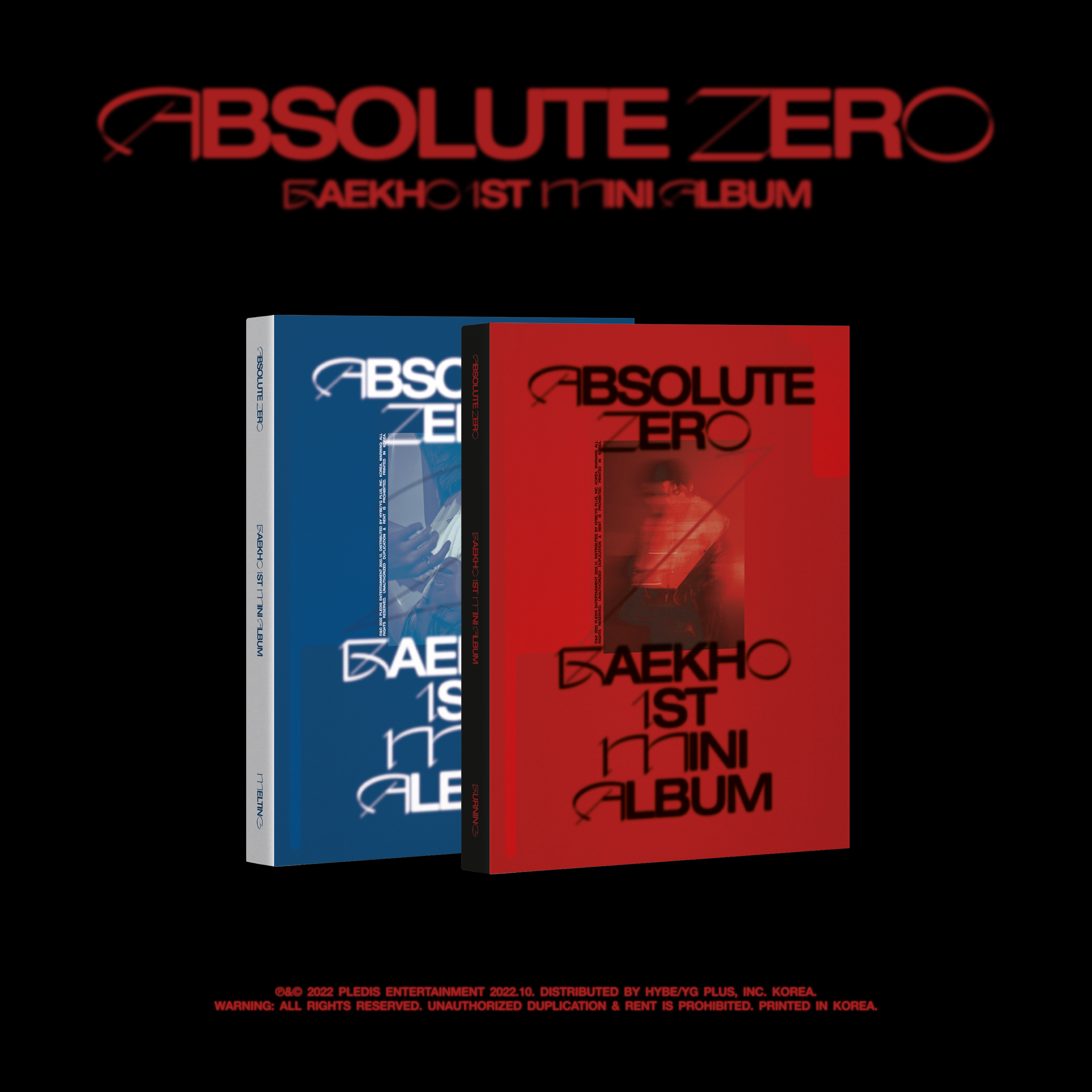 BAEKHO (NU'EST) 1ST MINI ALBUM 'ABSOLUTE ZERO' - K-Pop Music CD for Fans & Collectors | Perfect for Gifts, Parties & K-Pop Collections