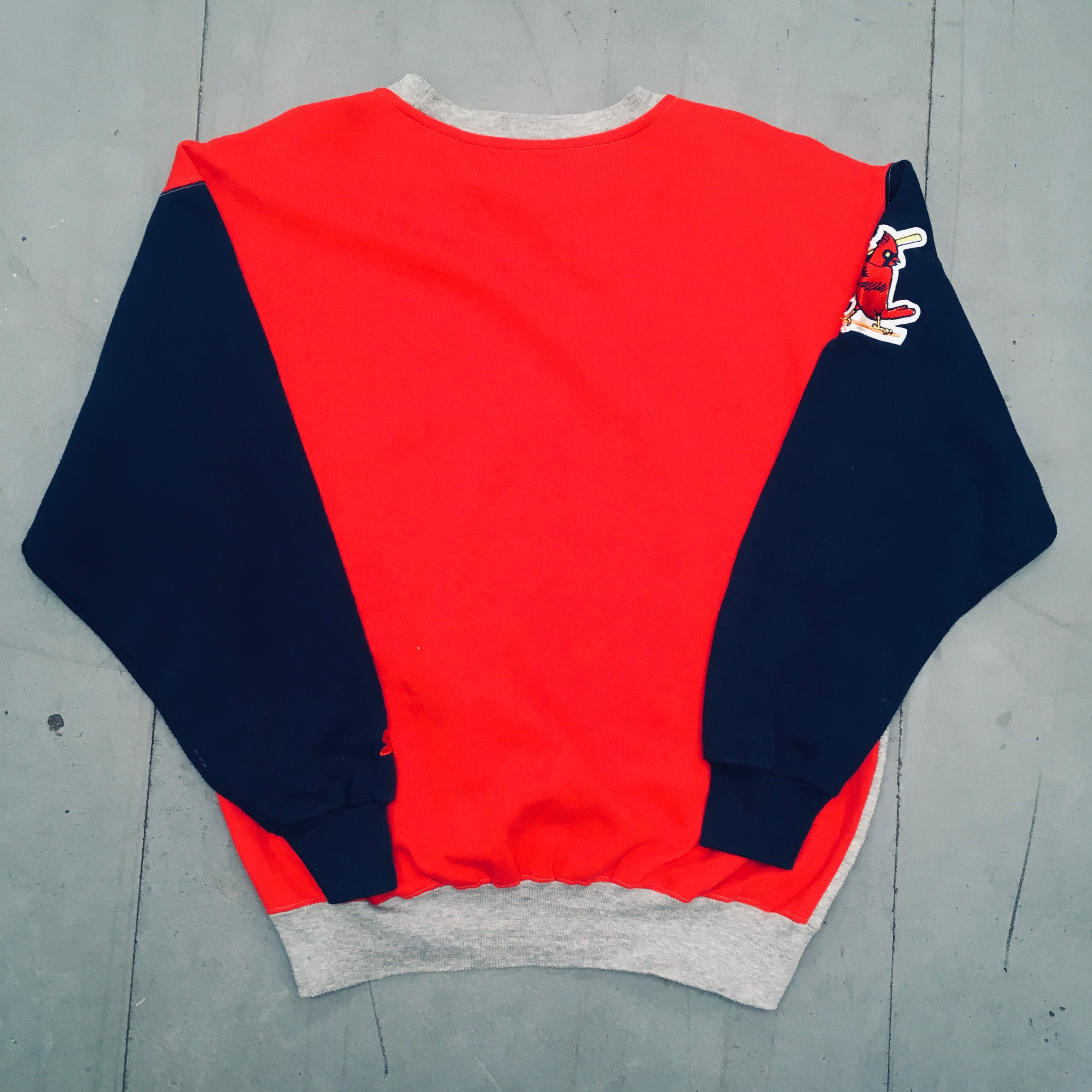 St. Louis Cardinals 1990s Vintage Starter Sweatshirt for Men & Women - MLB Baseball Fan Apparel for Casual Wear & Game Day Outfits