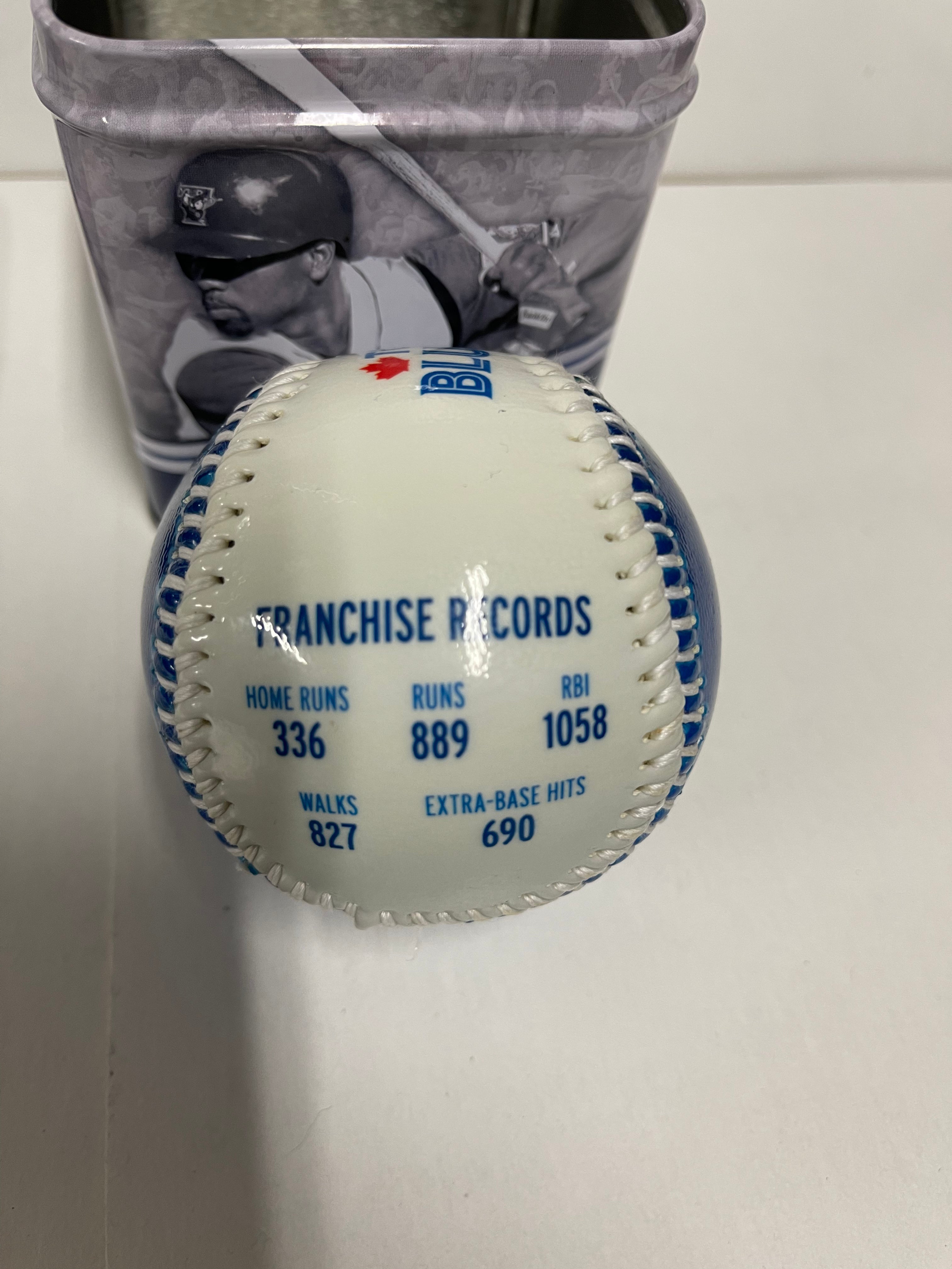 Carlos Delgado Limited Edition 2013 Toronto Blue Jays Baseball - Perfect for Collectors, Fans, and Sports Memorabilia Displays