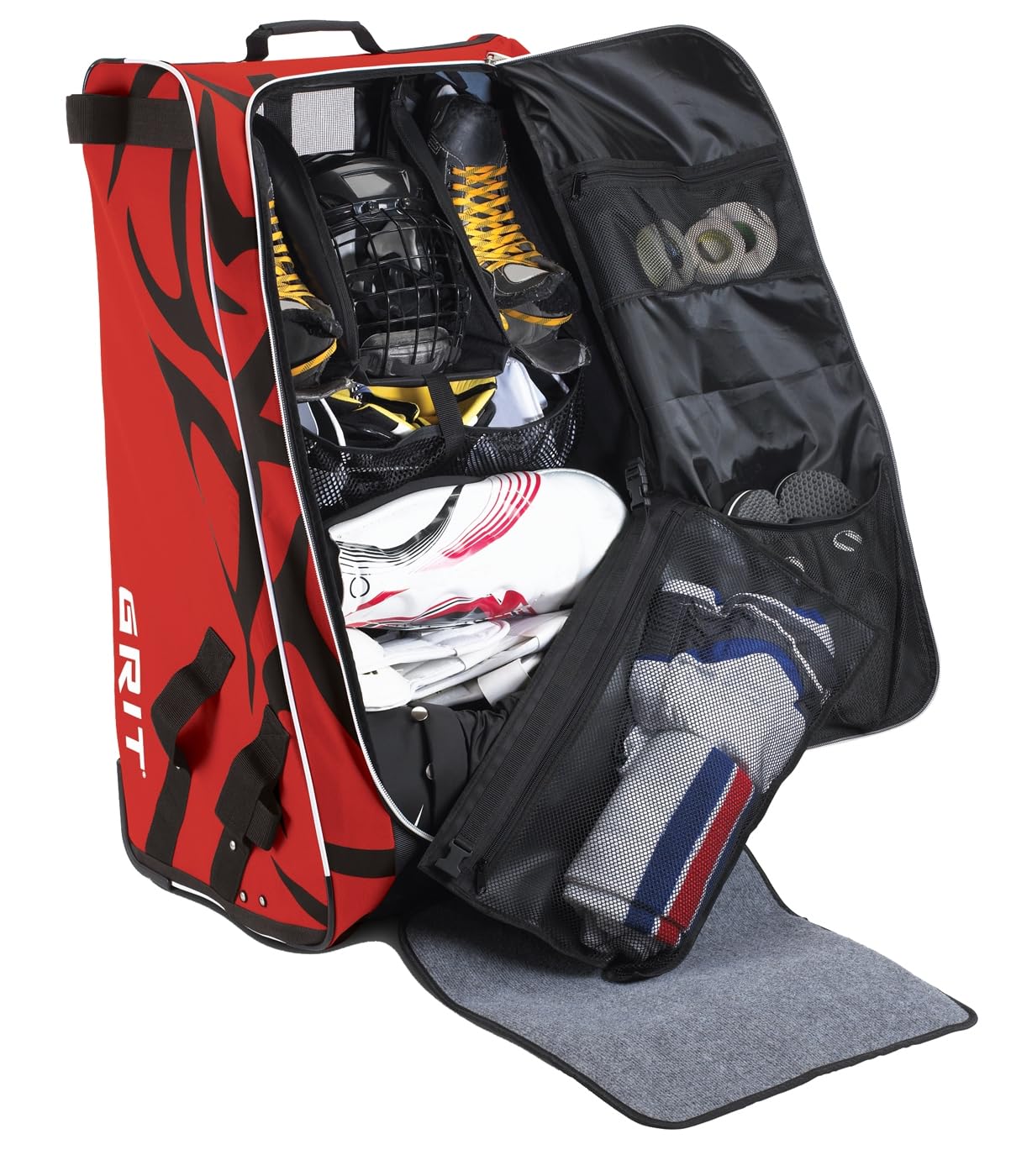 HTFX Hockey Tower Equipment Bag - Durable Hockey Gear Bag for Players & Goalies - Perfect for Ice Hockey, Street Hockey & Training Sessions