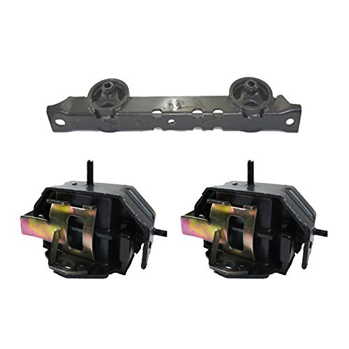 1995-2000 Mitsubishi Montero 3.5L Engine Motor & Transmission Mount Set 3PCS (A6686, A6686, A6679 - K0752) - Durable Replacement for Smooth Ride - Perfect for Off-Roading & Daily Commuting