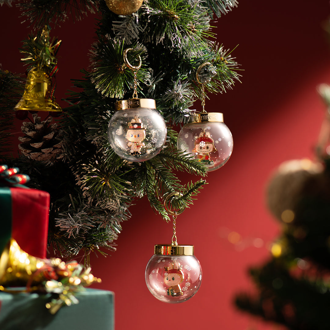 POP MART The Monsters Let's Christmas Series Blind Box - Cute Ball Pendant Collectible Toy for Christmas Decorations & Gift Giving
