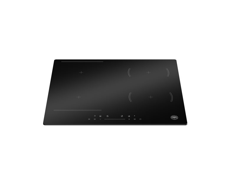 Bertazzoni PE244INDXV 24-Inch Induction Cooktop in Nero Black - Professional-Grade for Modern Kitchens, Fast & Precise Cooking