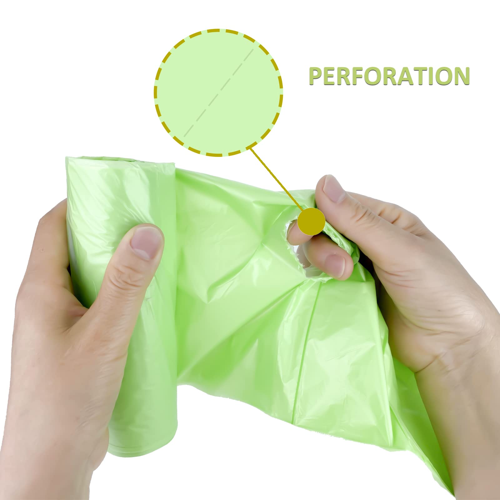 Eco-Friendly 13 Gallon Tall Kitchen Trash Bags - 75 Count Biodegradable Garbage Bags for Recycling | Perfect for Home, Office & Outdoor Use