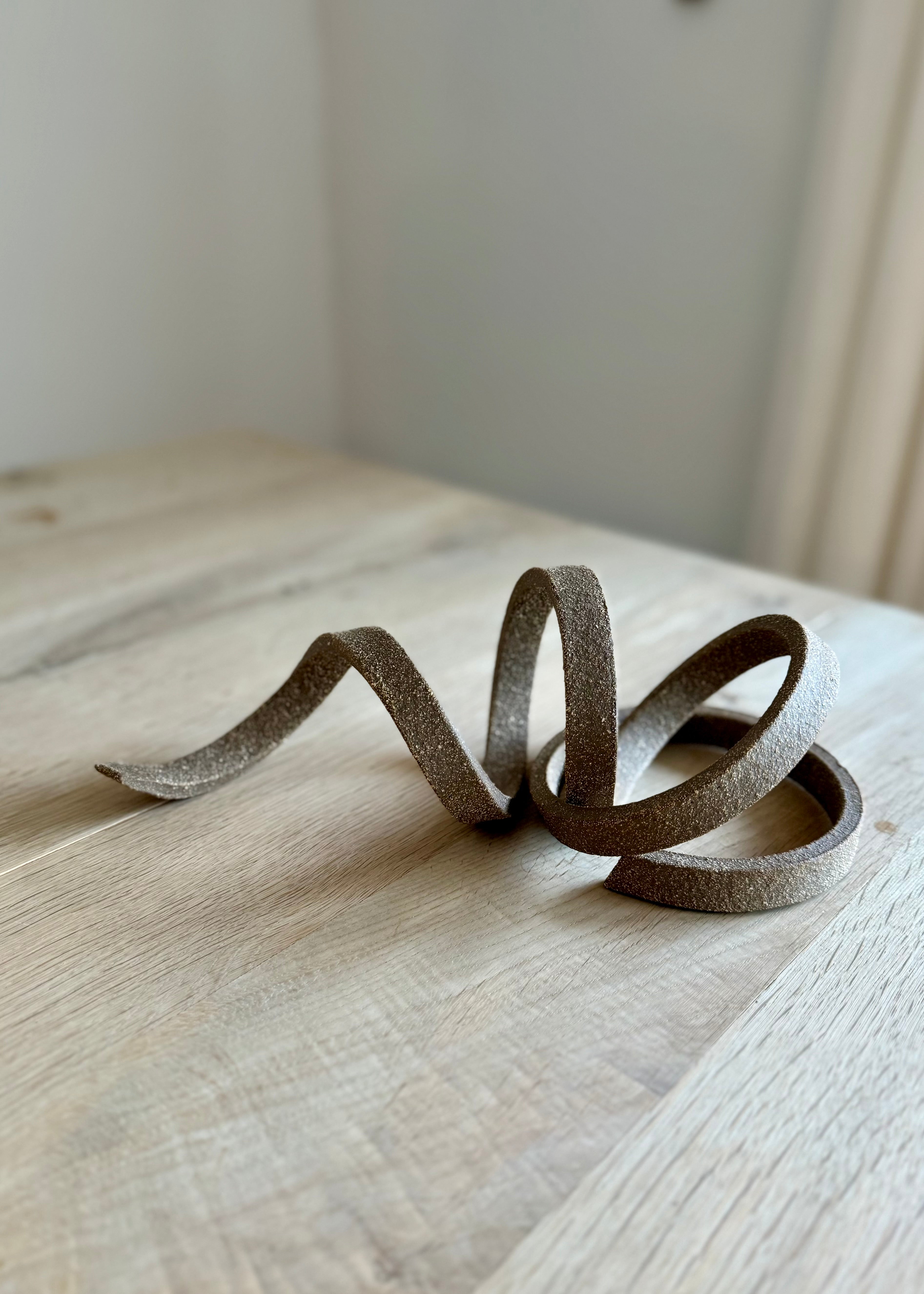 KLAY Copenhagen Sculpture - Handmade Ceramic Art for Home Decor, Office & Gift Ideas | Elegant Danish Design for Living Room, Bookshelf & Workspace