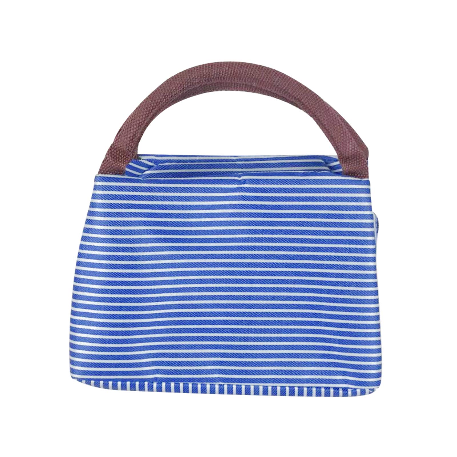 Insulated Lunch Bag for Women & Students - Reusable Waterproof Cooler Tote Bag with Leakproof Design - Perfect for Work, School, Picnics & Outdoor Activities (Blue)