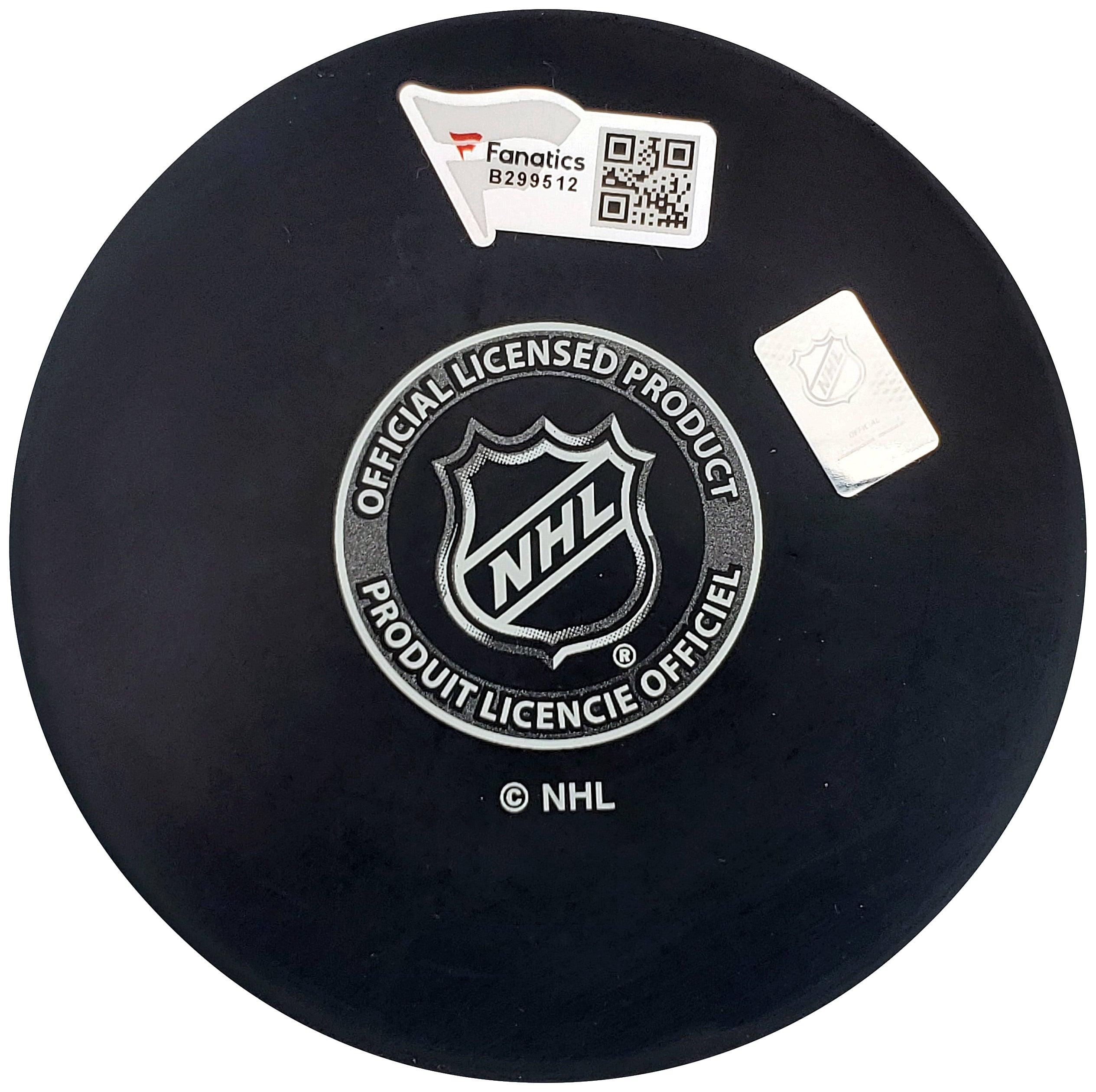 Alexander Wennberg Autographed Seattle Kraken Hockey Puck - Official NHL Collectible with Fanatics Holo Stock #200858 - Perfect for Hockey Fans, Memorabilia Collectors, and Game Room Displays
