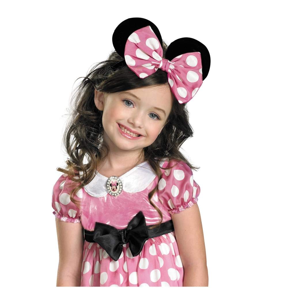 Disney Minnie Mouse Clubhouse Glow Bow Hair Accessory for Kids - Perfect for Birthday Parties, Halloween Costumes & Dress Up Play
