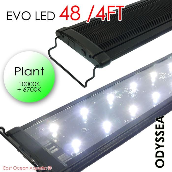 ODYSSEA EVO LED 48 96W Full Spectrum Aquarium Light for Planted Tanks - Perfect for Freshwater & Saltwater Aquatic Plants Growth