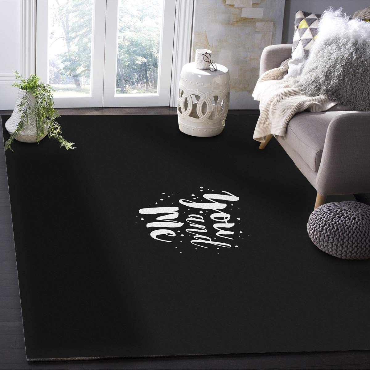 Queen Size Non-Slip Felt Rug Pad 4'x6' - Safe for Hardwood Floors & All Floor Types | Durable Floor Protection for Living Room, Bedroom & High Traffic Areas