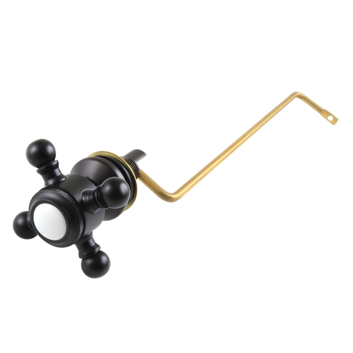 Buckingham KTBXS0 Side Mount Toilet Tank Lever in Matte Black - Durable Left-Hand Flush Handle for Modern Bathrooms (Home, Office, Restaurant Use)