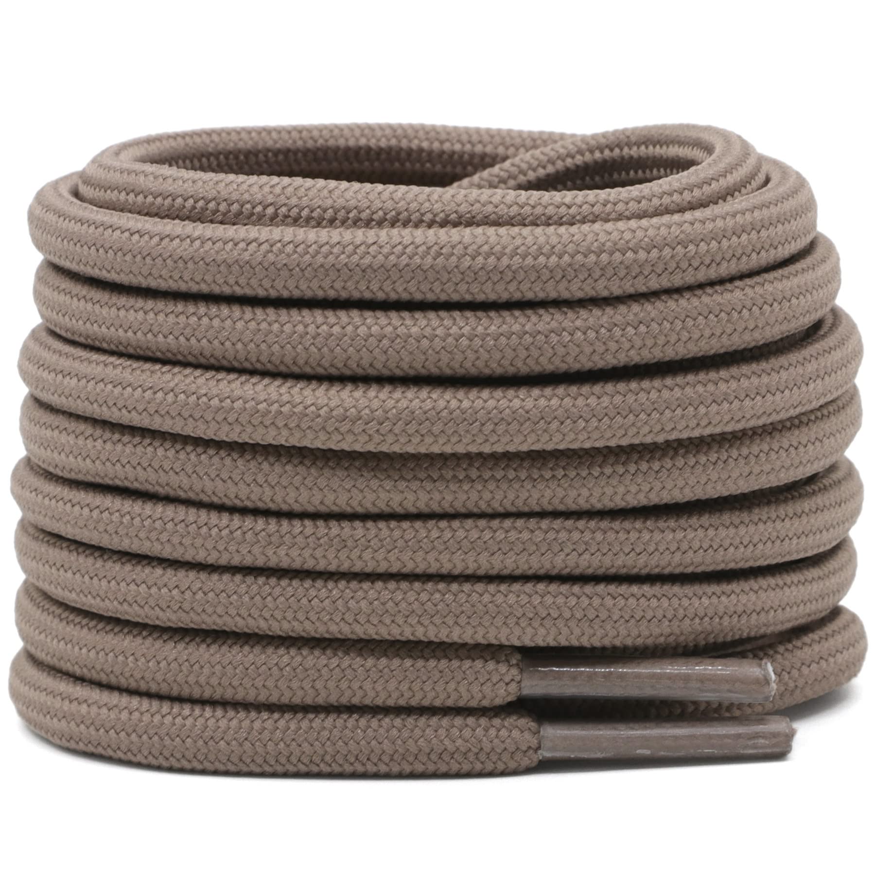 DELELE 2 Pairs Thick Round Climbing Shoelaces - Durable Hiking & Boot Laces for Outdoor Adventures, Trail Running & Work Boots