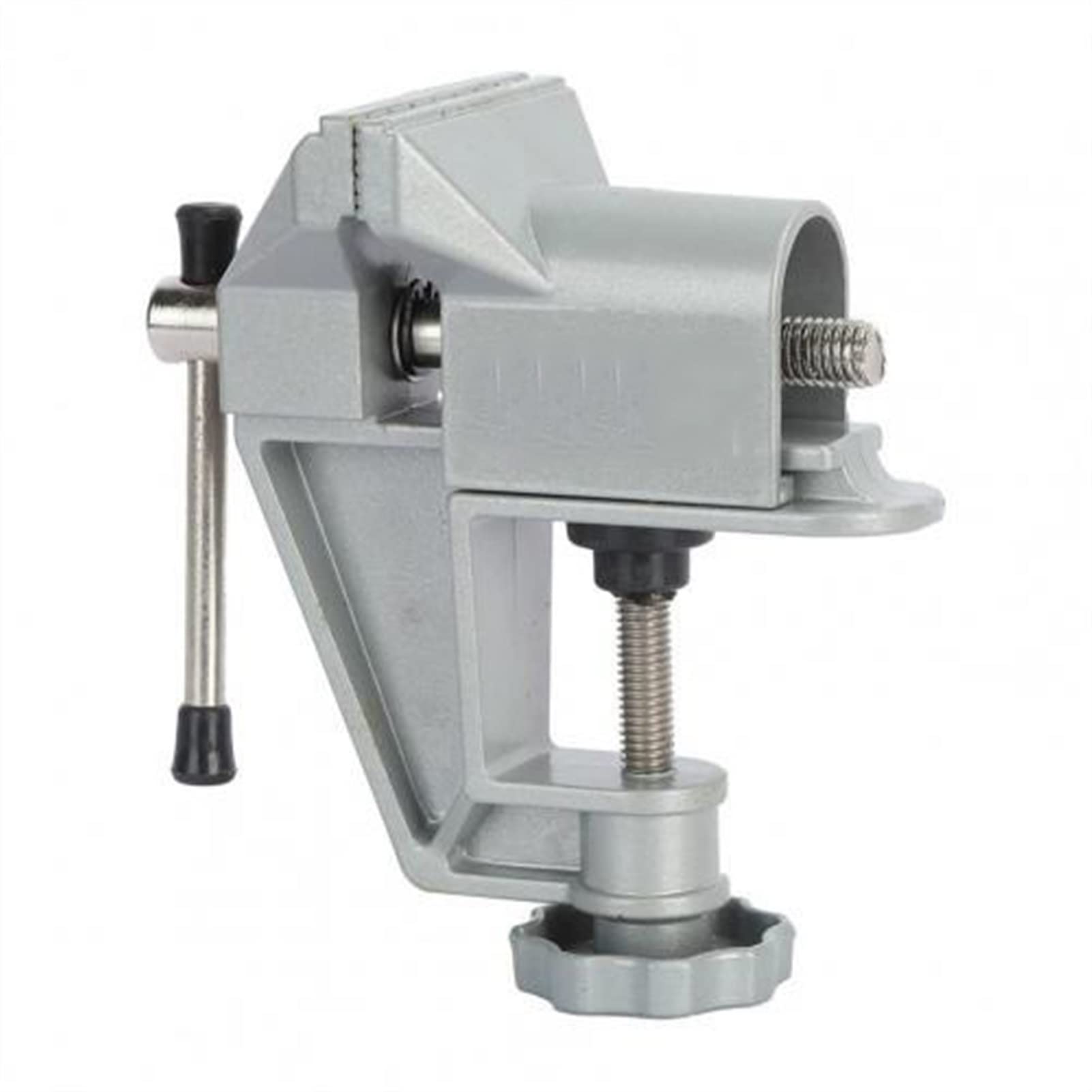 **Compact Bench Vise - Easy Operation Mini Woodworking Vise for Craft Repair & DIY Projects | Stable & Convenient Auxiliary Tool for Home Workshops, Jewelry Making & Model Building**