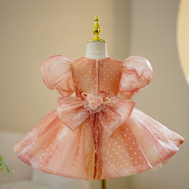 Adorable Baby Girl Puffy Fairy Tale Princess Dress for Toddler Birthday Party | Elegant Party Gown for Special Occasions & Photo Shoots