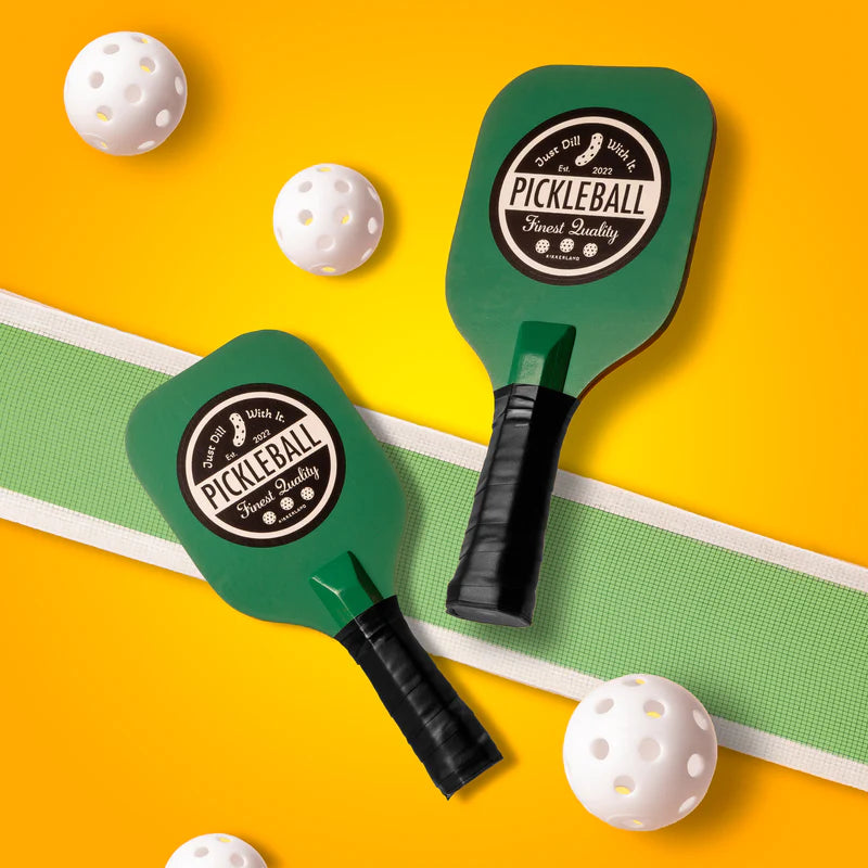 Premium Desktop Pickleball Set - Portable Indoor/Outdoor Game for Kids & Adults - Perfect for Office, Home, Backyard & Travel Fun
