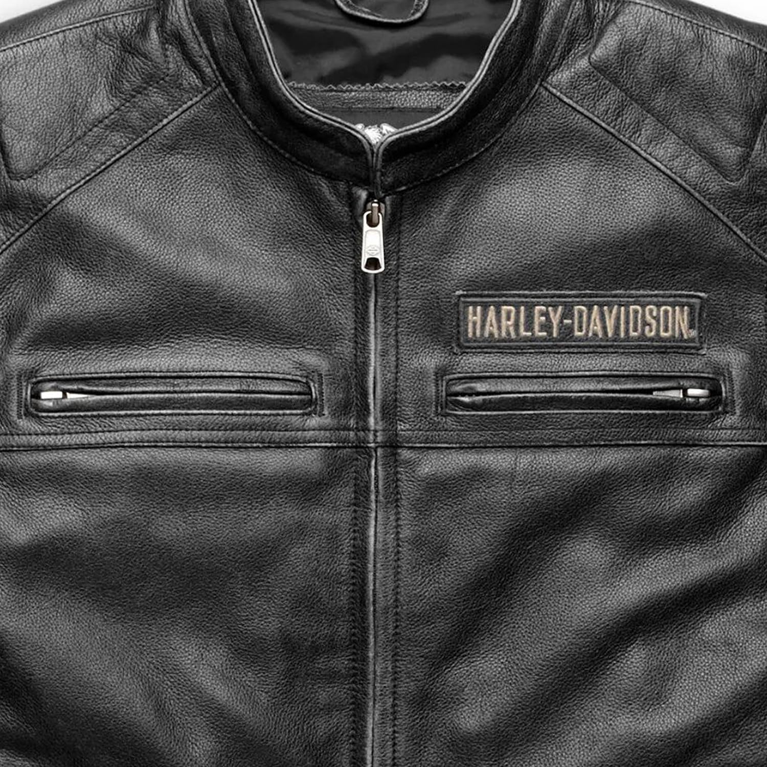Men's HD Passing Link Leather Biker Vest - Motorcycle Jacket for Road Warriors & Cruiser Riders | Perfect for Harley Davidson, Chopper & Adventure Biking
