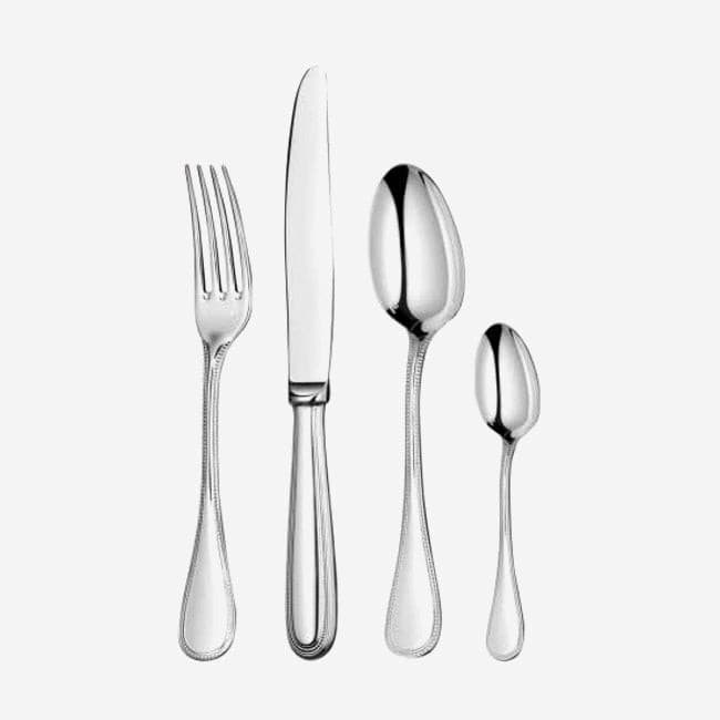 Christofle Perles 2 5-Piece Place Setting - Elegant Flatware Set for Fine Dining & Special Occasions