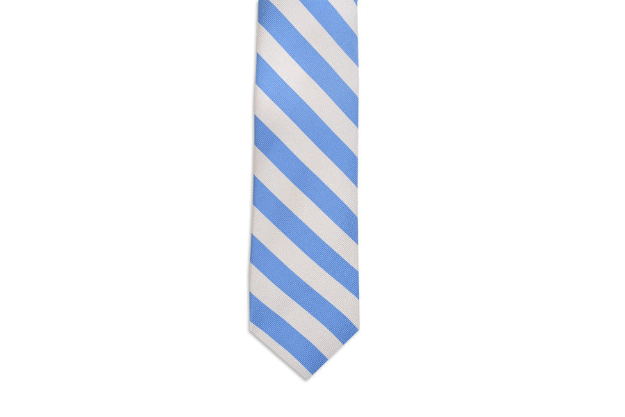 All American Stripe Necktie - Red, White & Blue Classic Silk Tie for Men | Perfect for Business, Weddings & Formal Events