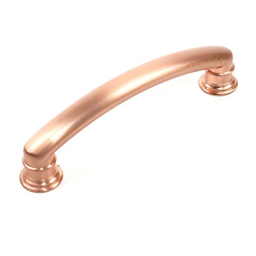 Century Cabinet Pulls 25 Pack - 4 Inch Hole Center Drawer Handles - Belvedere Collection 29467-SRG - Perfect for Kitchen Cabinets, Bathroom Vanities & Furniture Upgrades