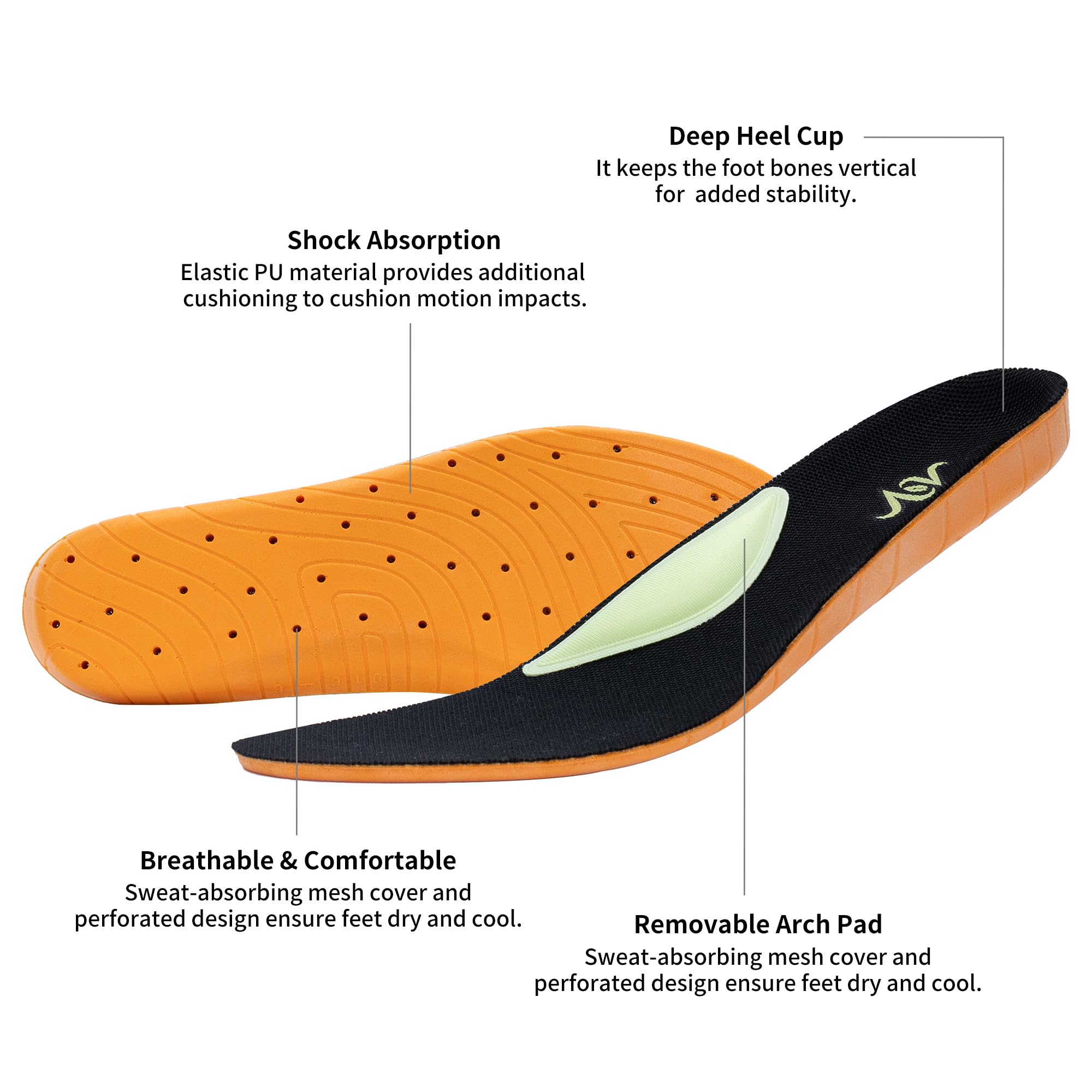 Best Women's Arch Support Walking Shoes - Orthotic Non-Slip Air Cushion Sneakers for Foot Pain Relief | Comfortable Work Shoes for Nurses, Teachers & Standing All Day