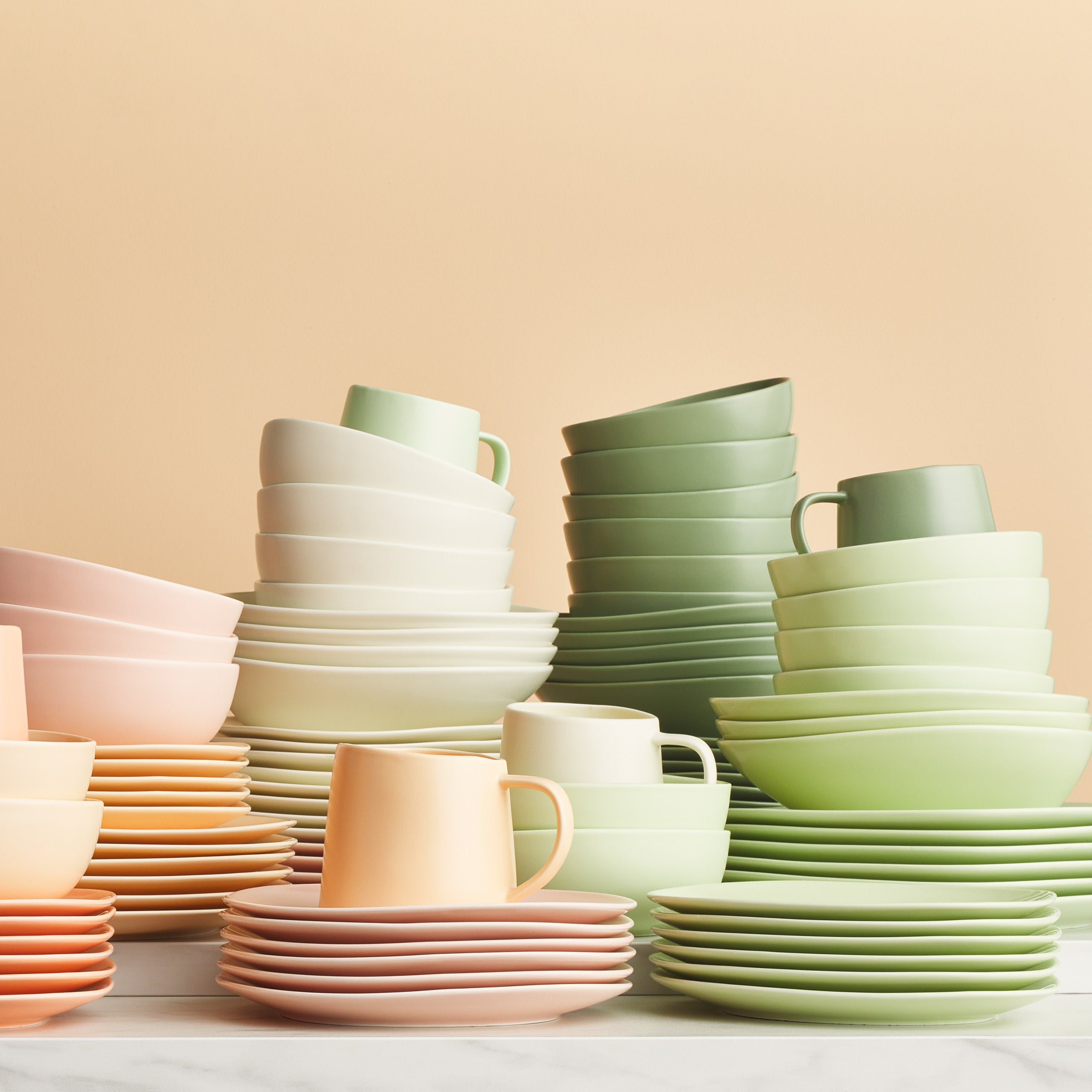 Delilah Porcelain Bowl Set - 6-Piece Dinnerware Set for Soup, Salad & Dessert | Elegant & Durable for Everyday Use & Entertaining