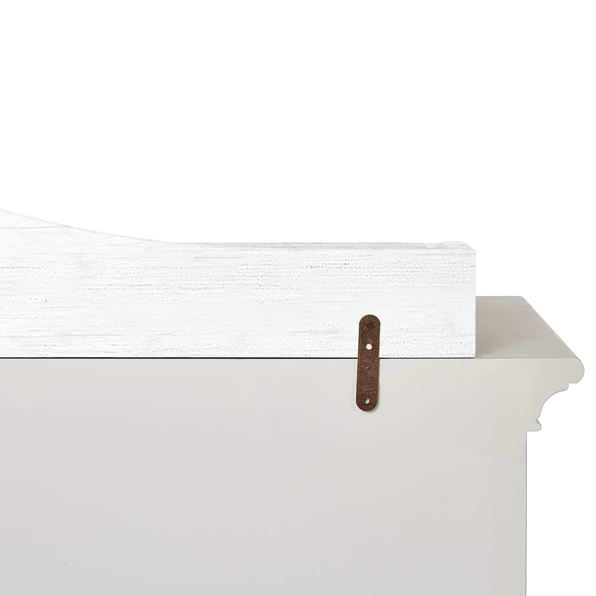 Evolur Universal Collection Changing Tray - Weather-Resistant White Baby Changing Pad for Nursery, Diaper Station & On-the-Go Use