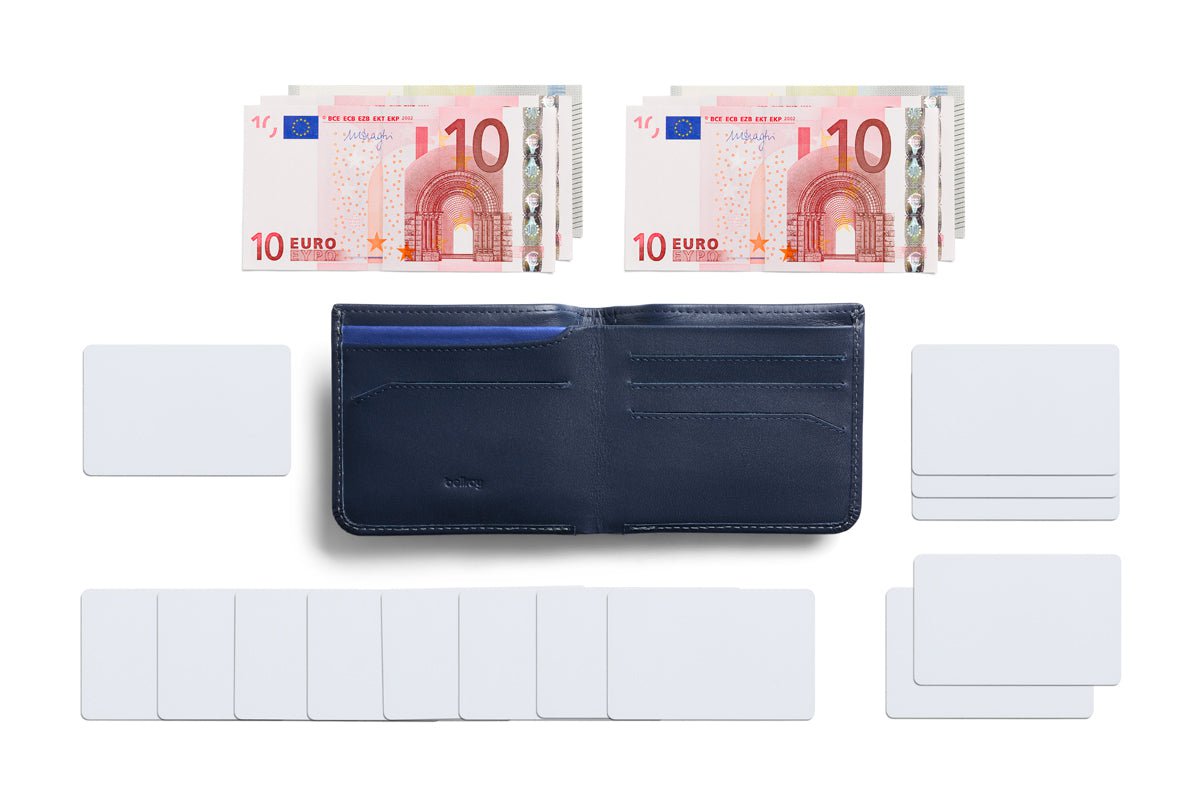Bellroy Hide & Seek RFID Blocking Leather Wallet - Slim Minimalist Bifold Wallet for Men with Card Slots & Cash Pocket | Perfect for Everyday Carry, Travel & Business Use