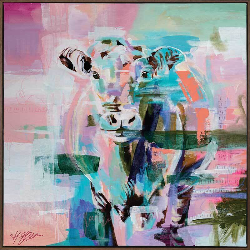 Closer To You Bright Pink Canvas Art Print - Modern Wall Decor for Living Room, Bedroom & Office - Perfect Gift for Home & Wedding